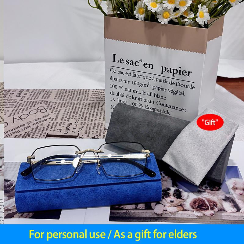 【2025】Photochromic Anti-Blue Light Reading Glasses Stylish Unisex Progressive Eyewear Clear Daily Lightweight UV Protection